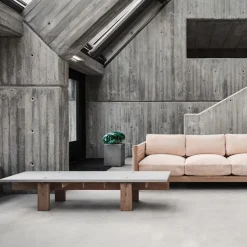 Sofabord V.Lf.02 160 cm - Eik/Kalkstein