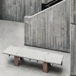 Sofabord V.Lf.02 160 cm - Eik/Kalkstein