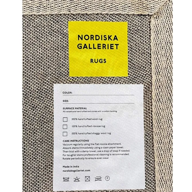 Solid Wool Rug Slate Gray