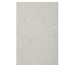 Solid Wool Teppe - Platinum White
