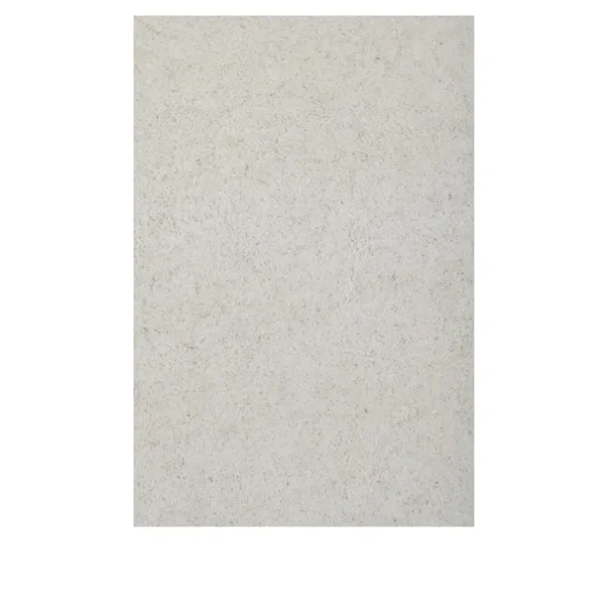 Solid Wool Teppe - Platinum White