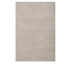 Solid Wool Teppe - Soft Beige
