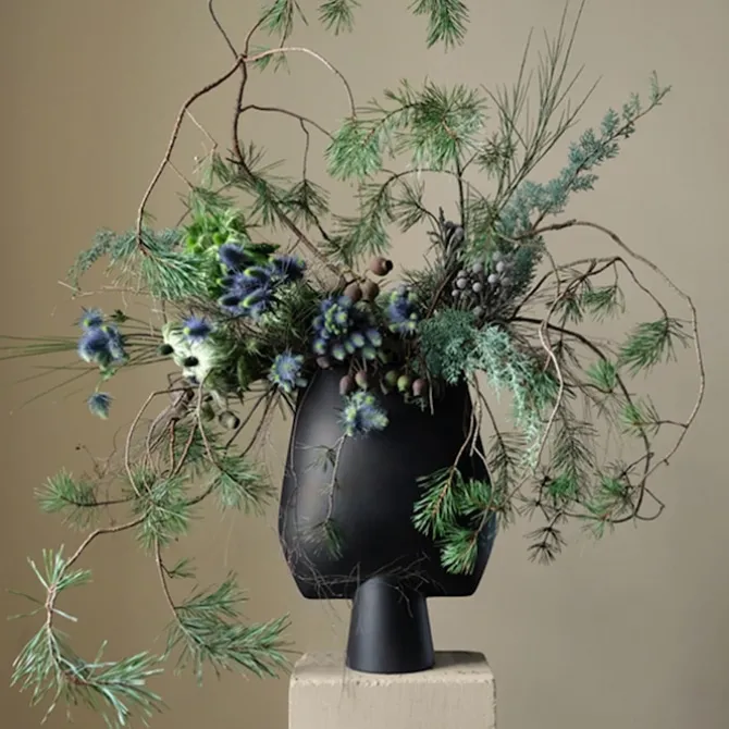 Sphere Vase Square Hexa