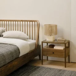 Spindle Bedside Table