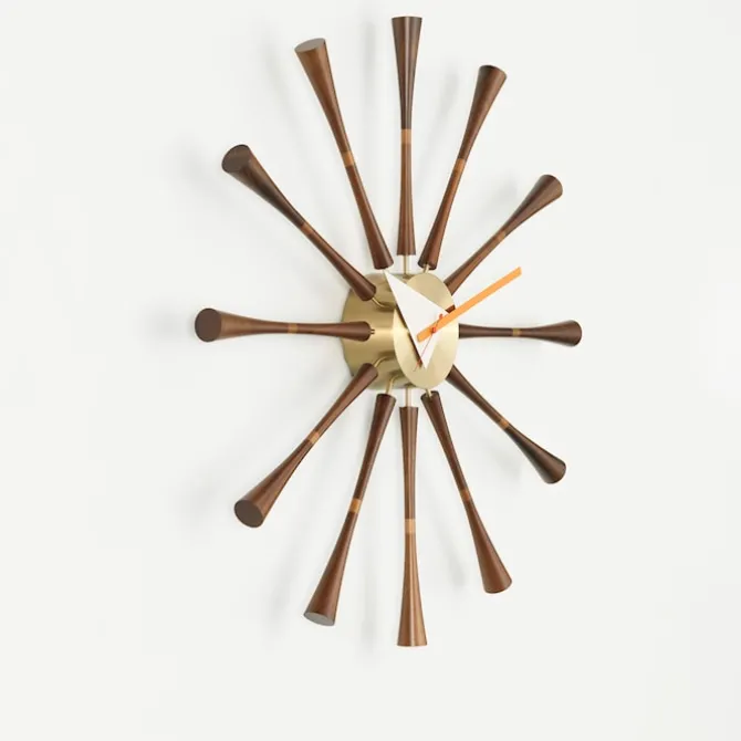 Spindle veggklokke