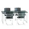 Spisegruppe bord B31 & A2 lenestkol 4 stk Exclusive Edition