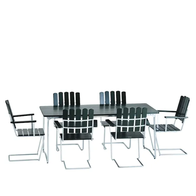 Spisegruppe bord B31 & A2 lenestkol 6 stk Exclusive Edition