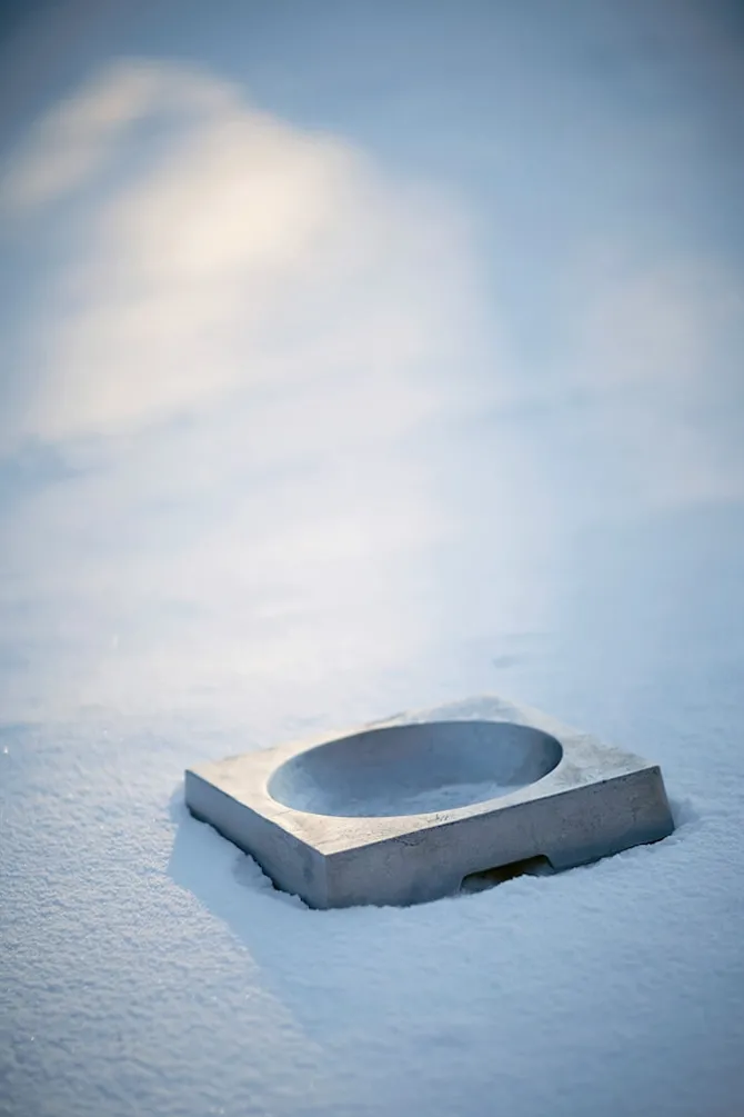 Square Bird bath