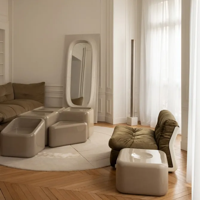Square module table