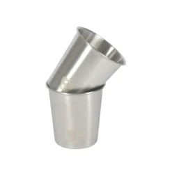 Steel Cup Pick Up Stainless Steel Set of 4