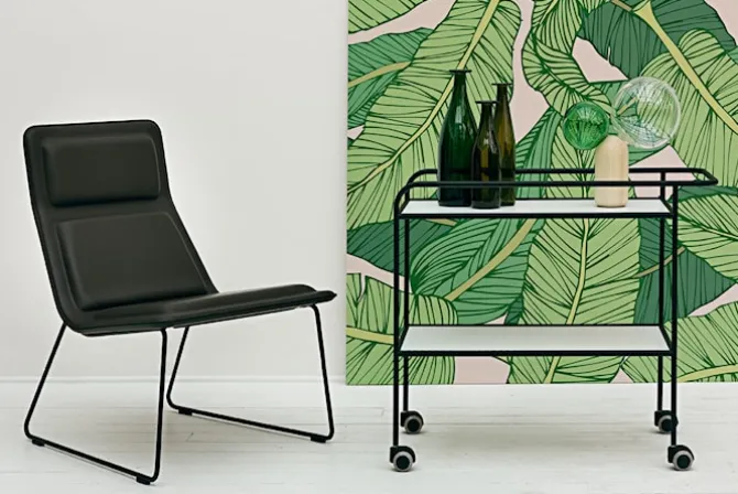 Steel Pipe Drink Trolley