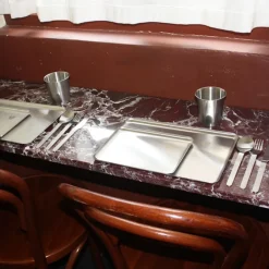 Steel Plate Pick Up Stainless Steel Set of 4