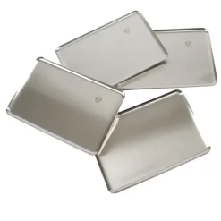 Steel Plate Pick Up Stainless Steel Set of 4