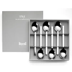 STILE by Pininfarina Gåvoset 6 Kaffeskedar
