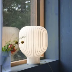 Strand bordlampe 59 cm hvit