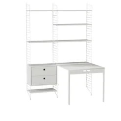 String Workplace E Eik Hvit