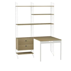 String Workplace E Eik Hvit