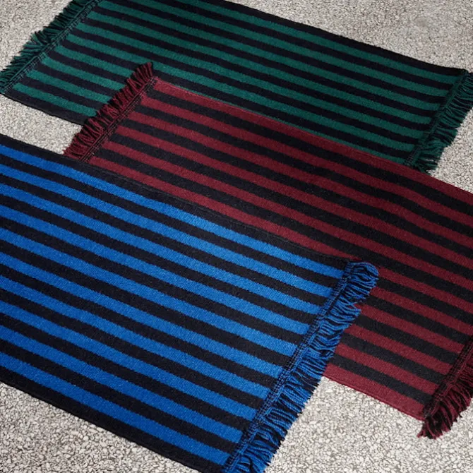 Stripes and Stripes Wool teppe 52 x 95 cm