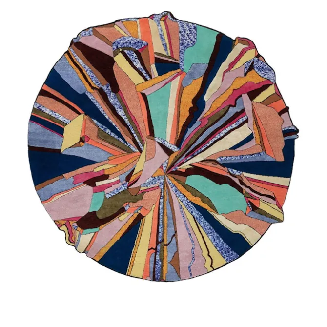 Super Fake Rug - Round Hot