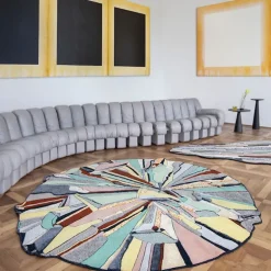 Super Fake Rug - Round Moon