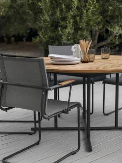 Sway Teak Stacking Armchair