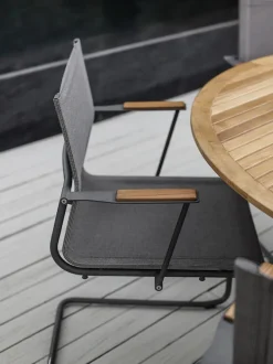 Sway Teak Stacking Armchair