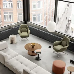 Swoon Petit svingbar lenestol svart