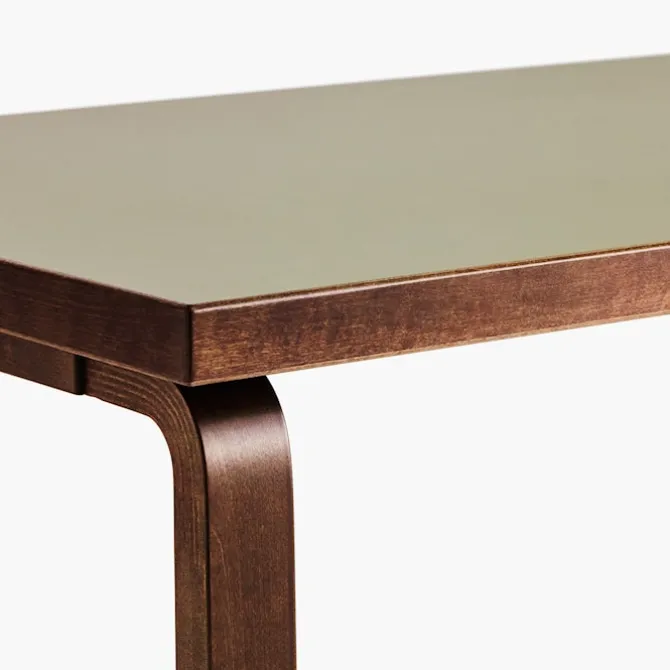 Table 83 Exclusive Edition walnut stain/linoleum olive