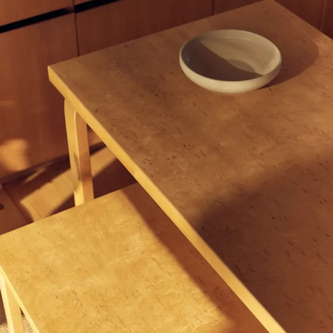 Table 80B Curly Birch Exclusive Edition
