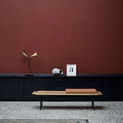 Table Bench Small med mässingskanter