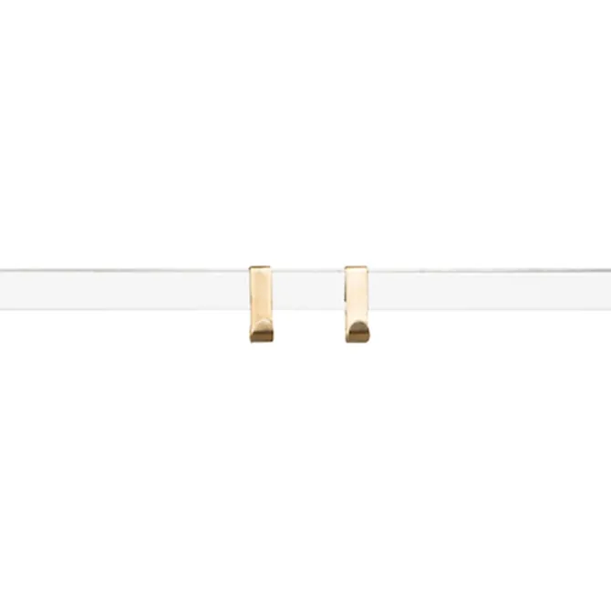 Tati Hooks Brass Set of 2