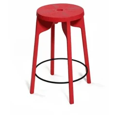 Tattoo Bar Stool Carved