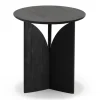 Teak Fin Side Table