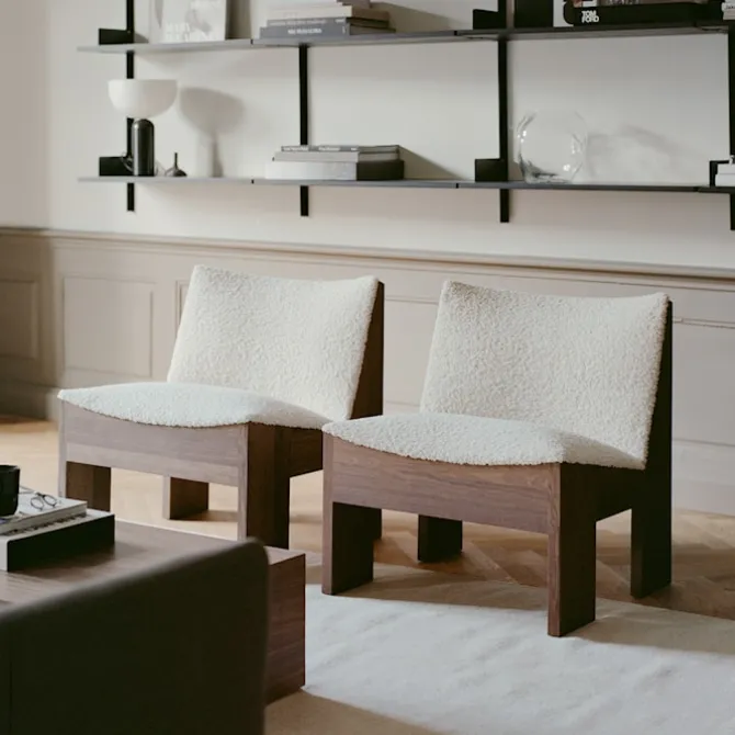 Tenon Lounge Chair Fumed Oak