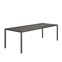 Tense Material Table Carbonized Wood