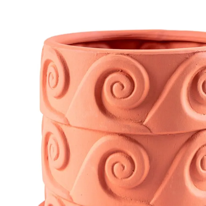 Terracotta Vase Onda Ø 23,5 cm