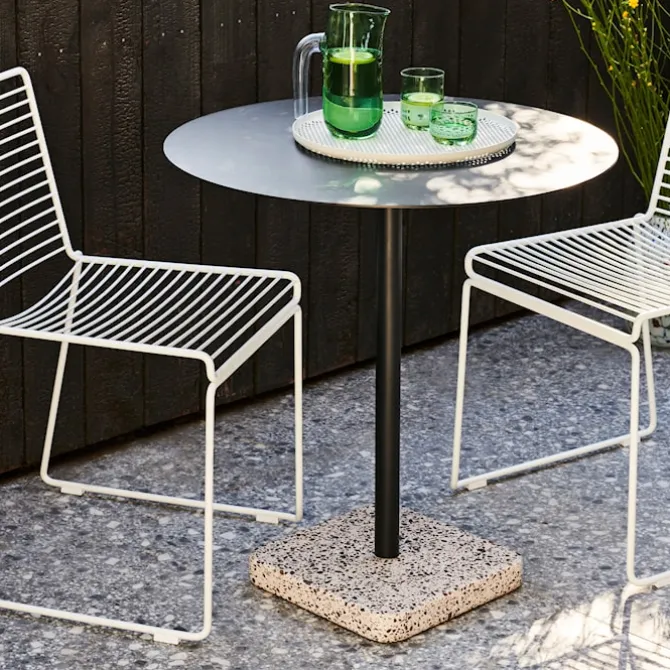 Terrazzo utendørs bord Square