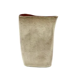 Terres De Reves Vase High Misty Grey Rusty