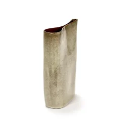 Terres De Reves Vase High Misty Grey Rusty