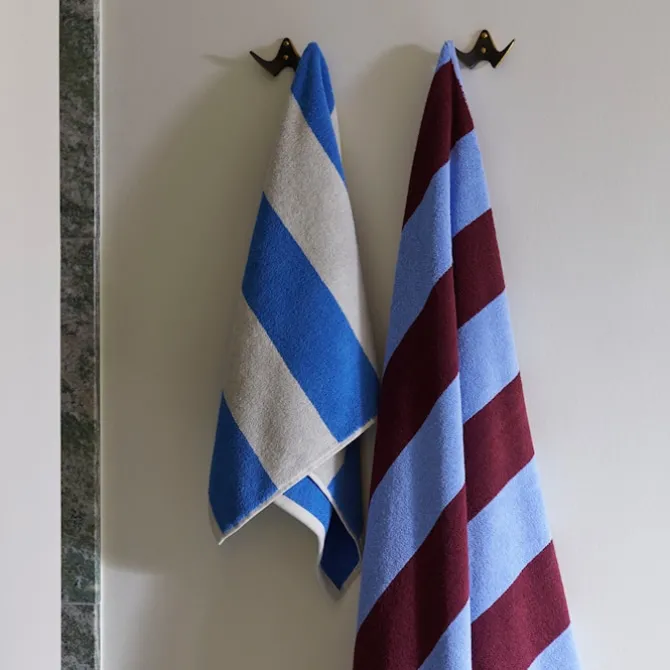 Terry Stripe badehåndkle 100 x 150 cm