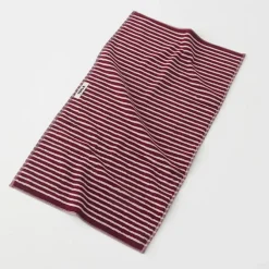 Terry Towel Red & Rose Stripes