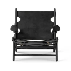 The Hunting Chair lenestol svartlakkert eik