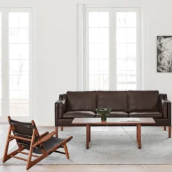 The Hunting Chair lenestol svartlakkert eik