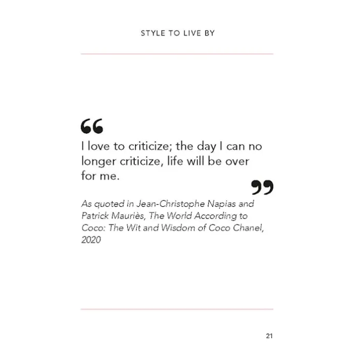 The Little Guide To Coco Chanel
