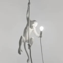 The Monkey Lamp Ceiling - Hvit