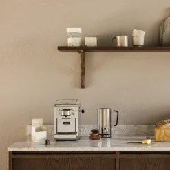 The Original Espresso Capsule Machine Rustfritt Stål + Milk Frother