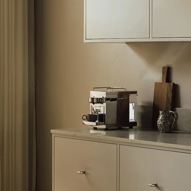 The Original Espresso Capsule Machine Rustfritt Stål + Milk Frother