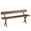 Touch Bench med ryggstøtte
