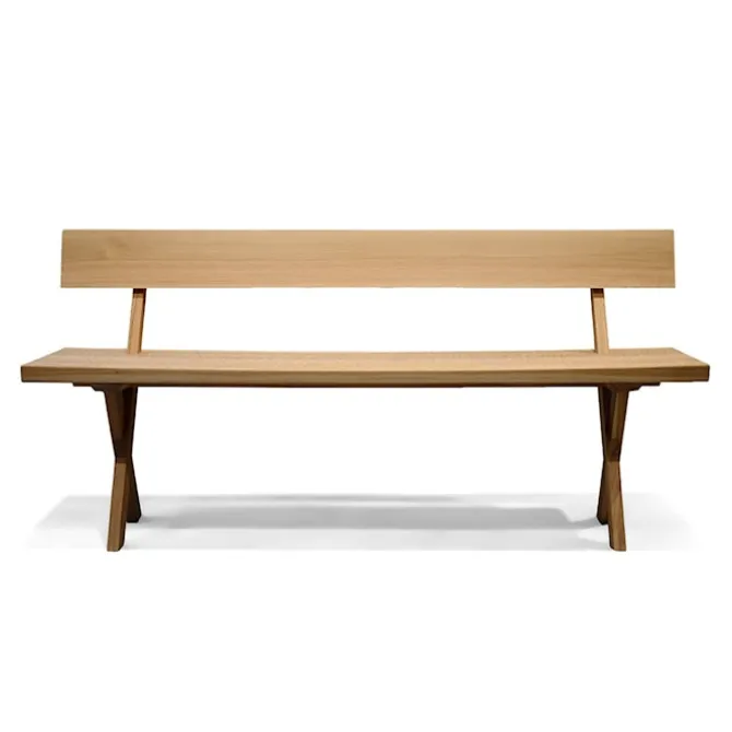 Touch Bench med ryggstøtte