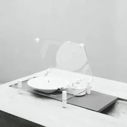 Transparent Turntable - White